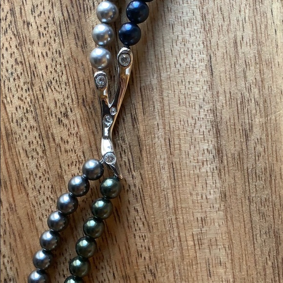 SWAROVSKI bracelet, crystal X, black/grey pearls - Picture 4 of 4